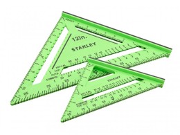 Stanley 175 & 300mm (7 & 12in) Hi-Vis Square Twin Pack &pound;14.99